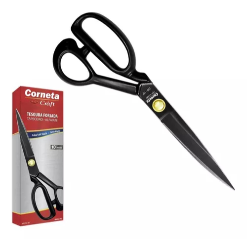 Tesoura Corneta 10 Polegadas Tapeceiro / Alfaiate / Crina
