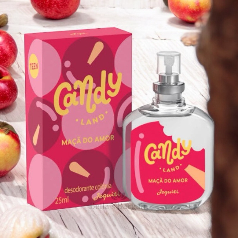 Candy Land Maçã Do Amor Desodorante Colônia Jequeti 25ml