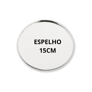 Espelho Redondo Decorativo 15x15CM Para Decorações e Artesanato em Oferta na Shopee