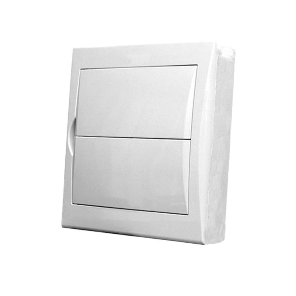 Quadro De Distribuição Para Disjuntores 18 Sobrepor Tamanho 30,6x30,3 cm Branco Durín