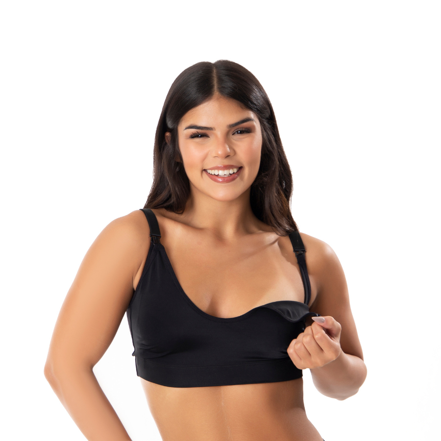 Sutiã Reforçado Top Amamentação  Sutian Gestante Pós Parto Confortável Grávida Maternidade Soutien em Oferta na Shopee