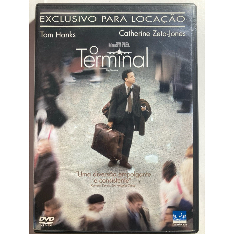 DVD: O Terminal, com Tom Hanks e Catherine Zeta-Jones
