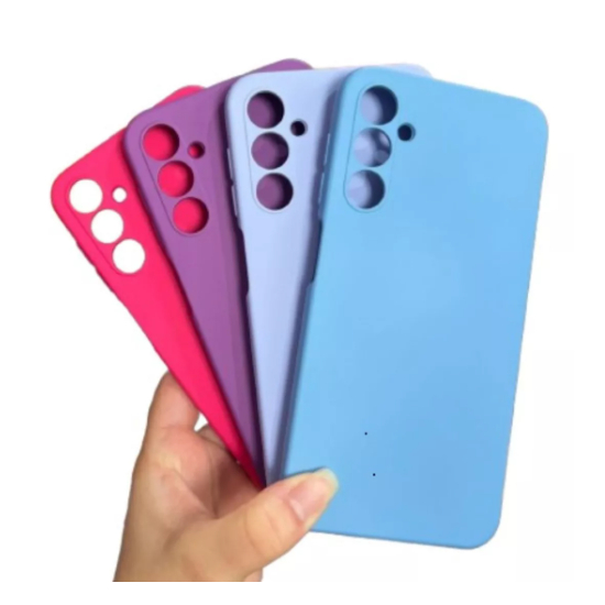 Capa Capinha Case De Proteção Aveludada Para Samsung A25 5g+PELICULA 3D
