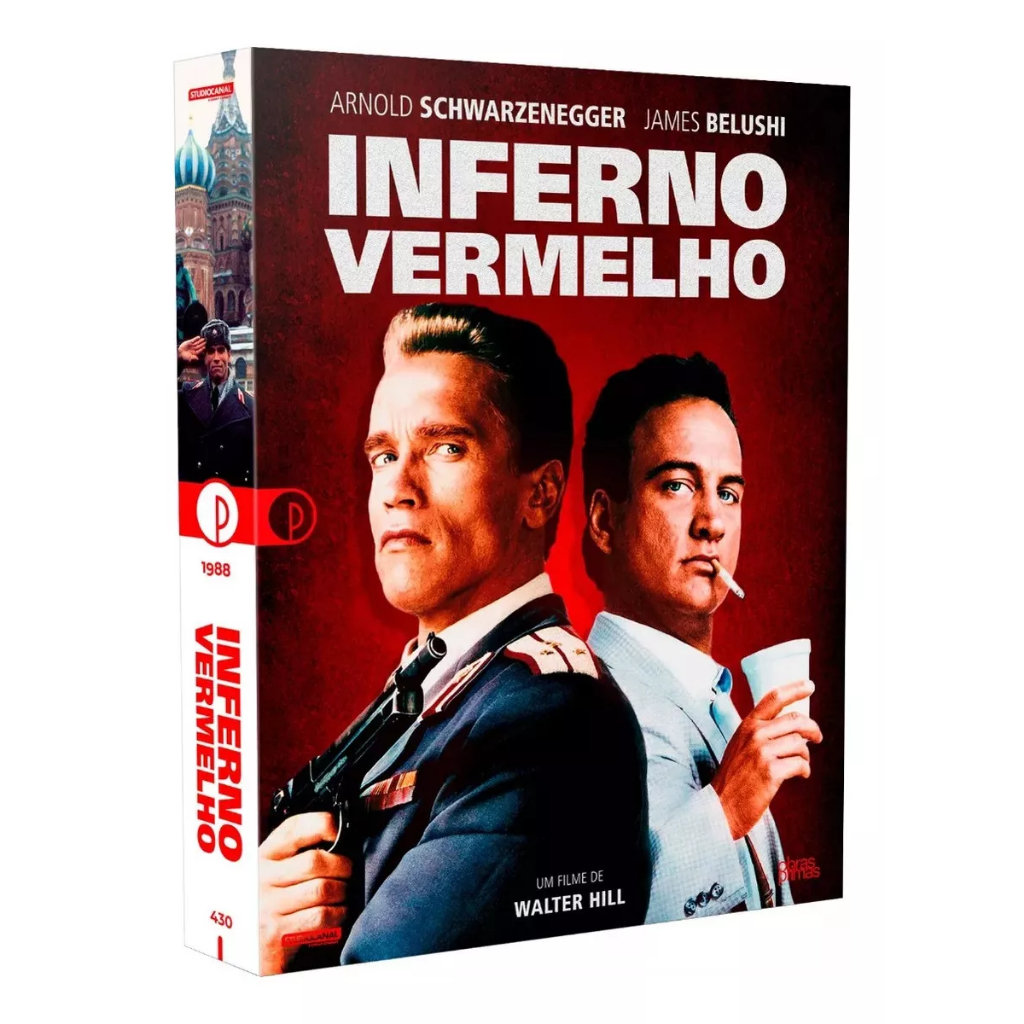 Blu Ray Inferno Vermelho - Schwarzenegger Lacrado. Dub/Leg