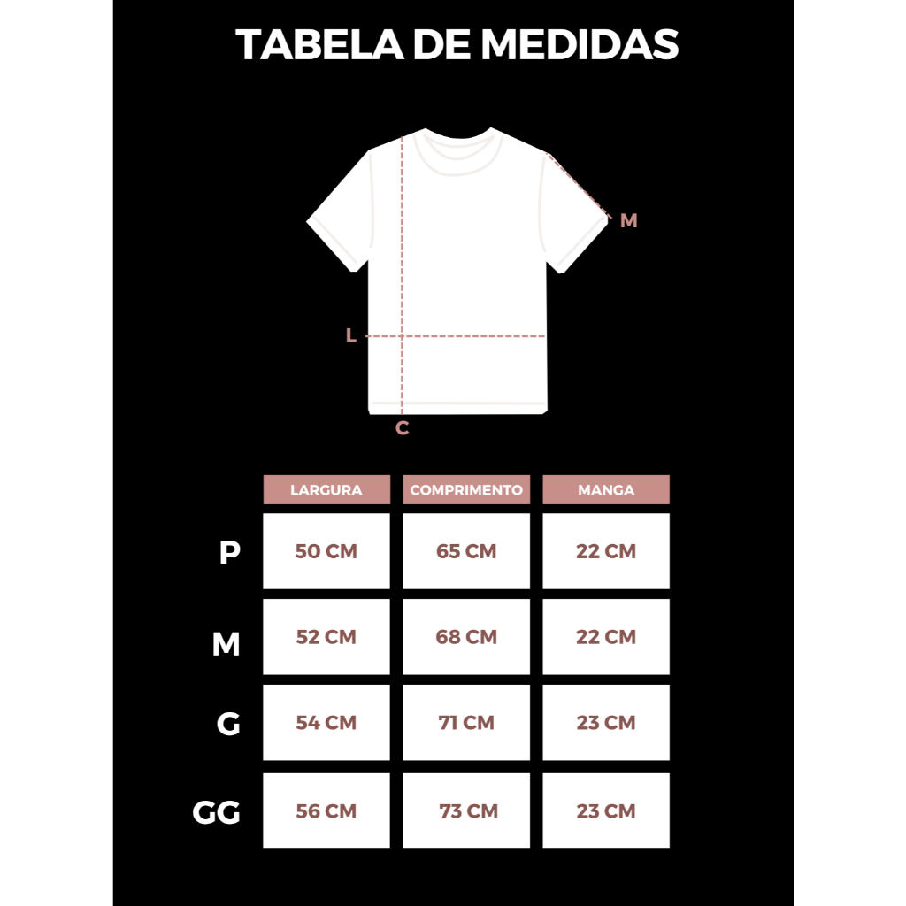 Detalhes do Camiseta MC Cabelinho Camisa Blusa Unissex Algodão