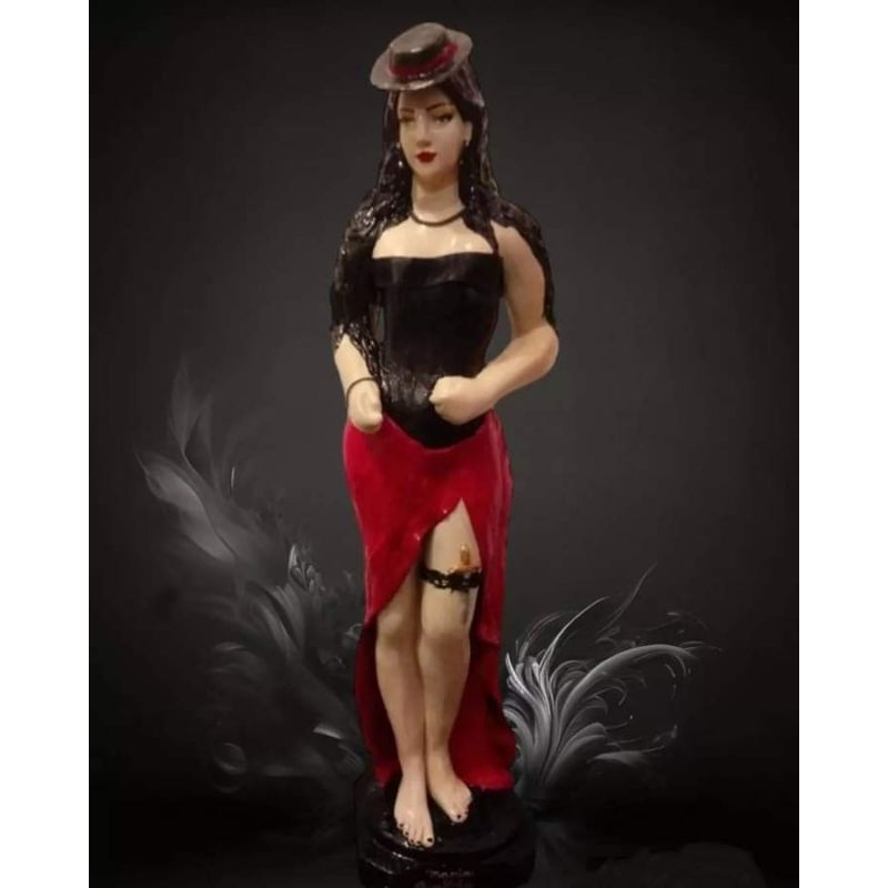 Escultura de gesso Pomba gira Maria Quitéria Pomba gira personalizada estátua luxo