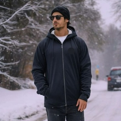 Jaqueta Premium Corta Vento Blusa Com Capuz Casaco Blusão Bobojaco com Ziper Frio