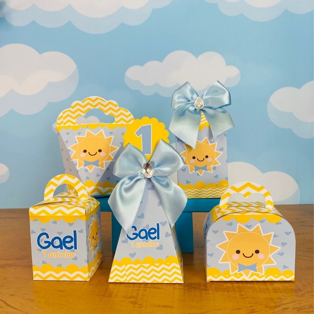 Kit Festa RAIO DE SOL MENINO Personalizados | Lembrancinhas | Festa infantil | Aniversário