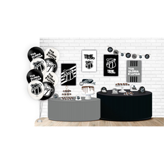 Kit Festa Pronta Decoração Ceará Futebol C/ 62 Itens em Oferta na Shopee