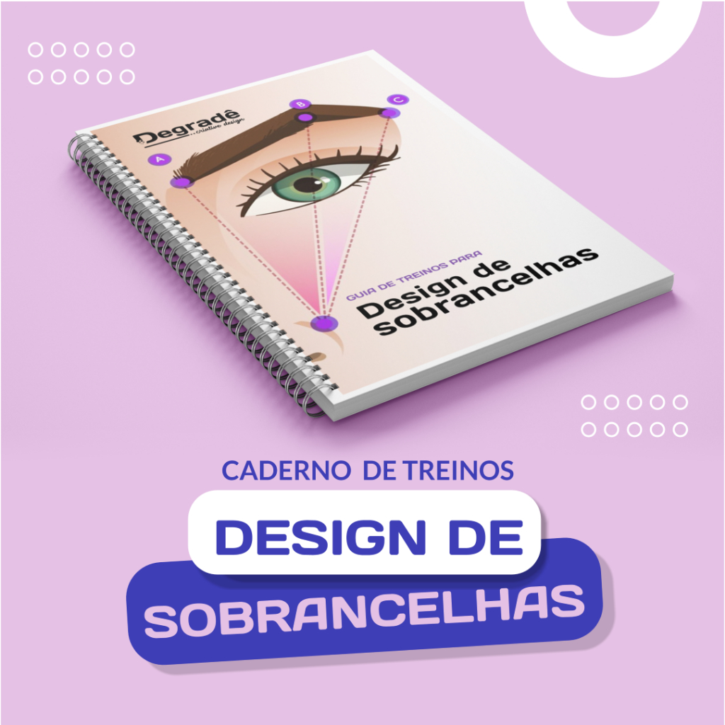 Apostila IMPRESSA Caderno de Treino para Design de Sobrancelhas - Guia de Treinos em Oferta na Shopee