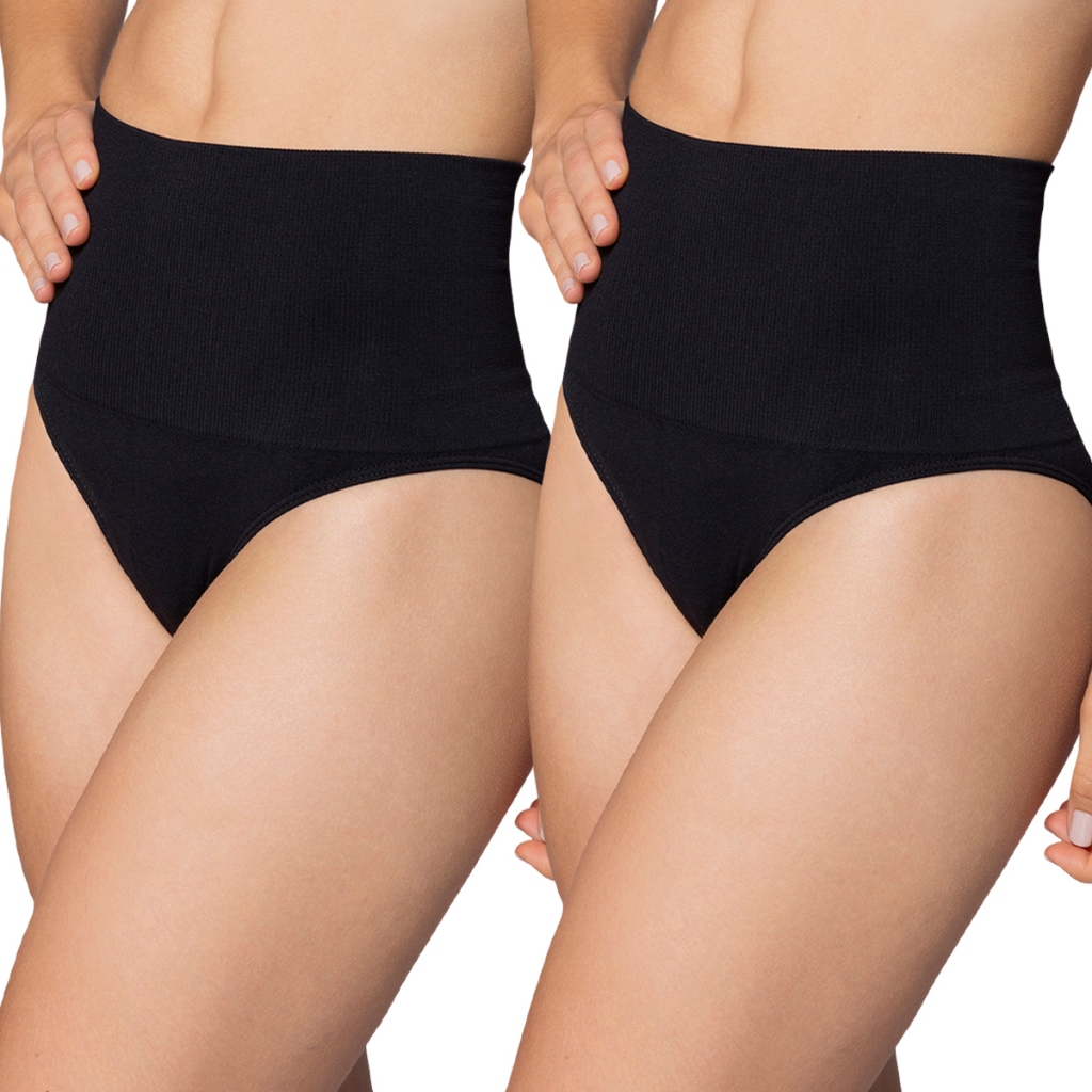 Kit 2 Calcinhas Modeladora Lupo Cinta Redutora Slim Reduz Diminui Barriga Afina Cintura Em...