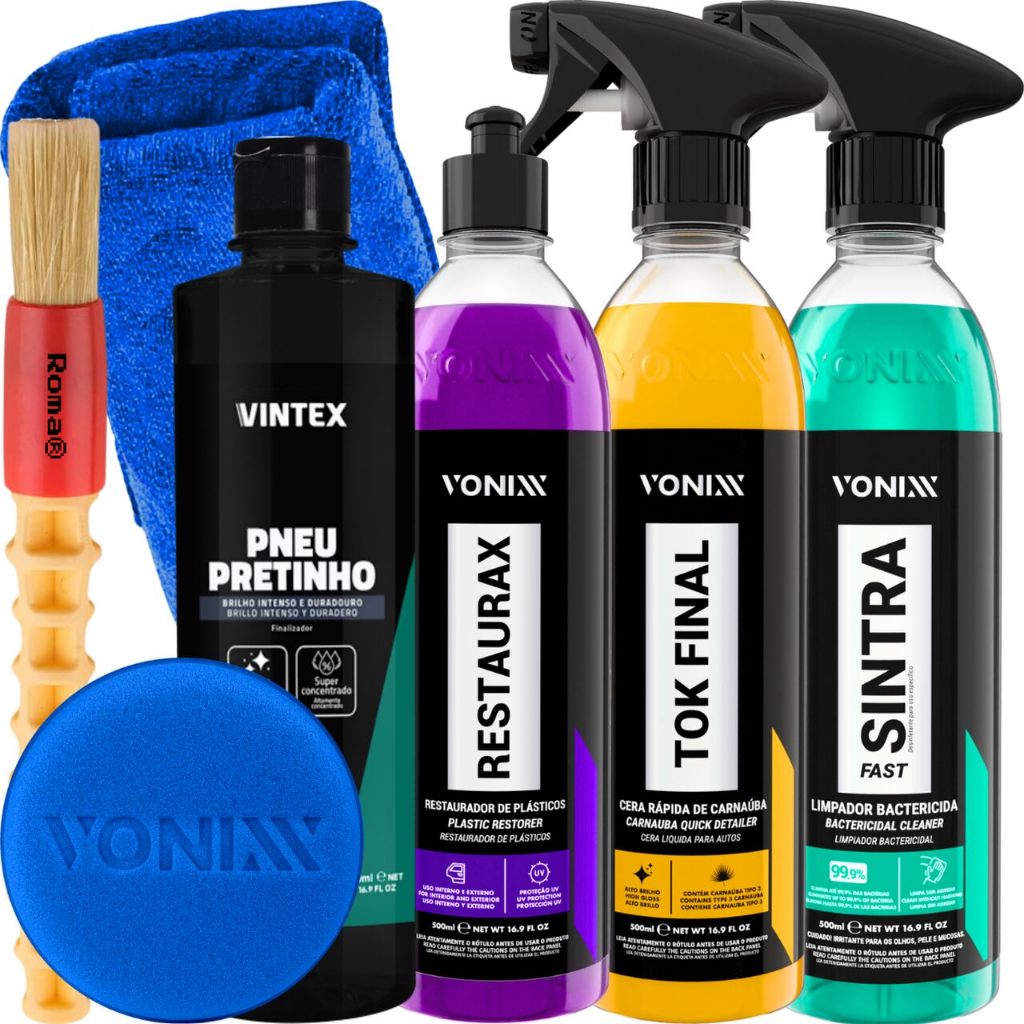 Kit Pneu Pretinho Cera Tok Final Sintra Fast Restaurax Vonixx