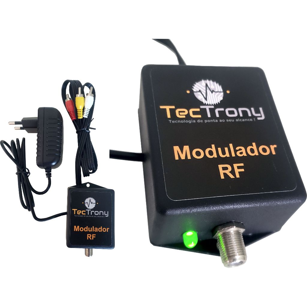 Modulador RF Entrada AV para RF canal 3 ou 4 em Oferta na Shopee
