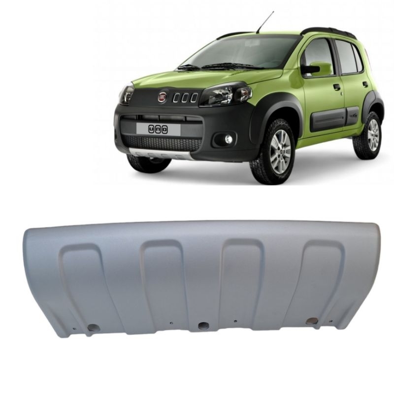 Moldura Inferior Parachoque Dianteiro Fiat Uno 2011 2012 2013 2014 Original