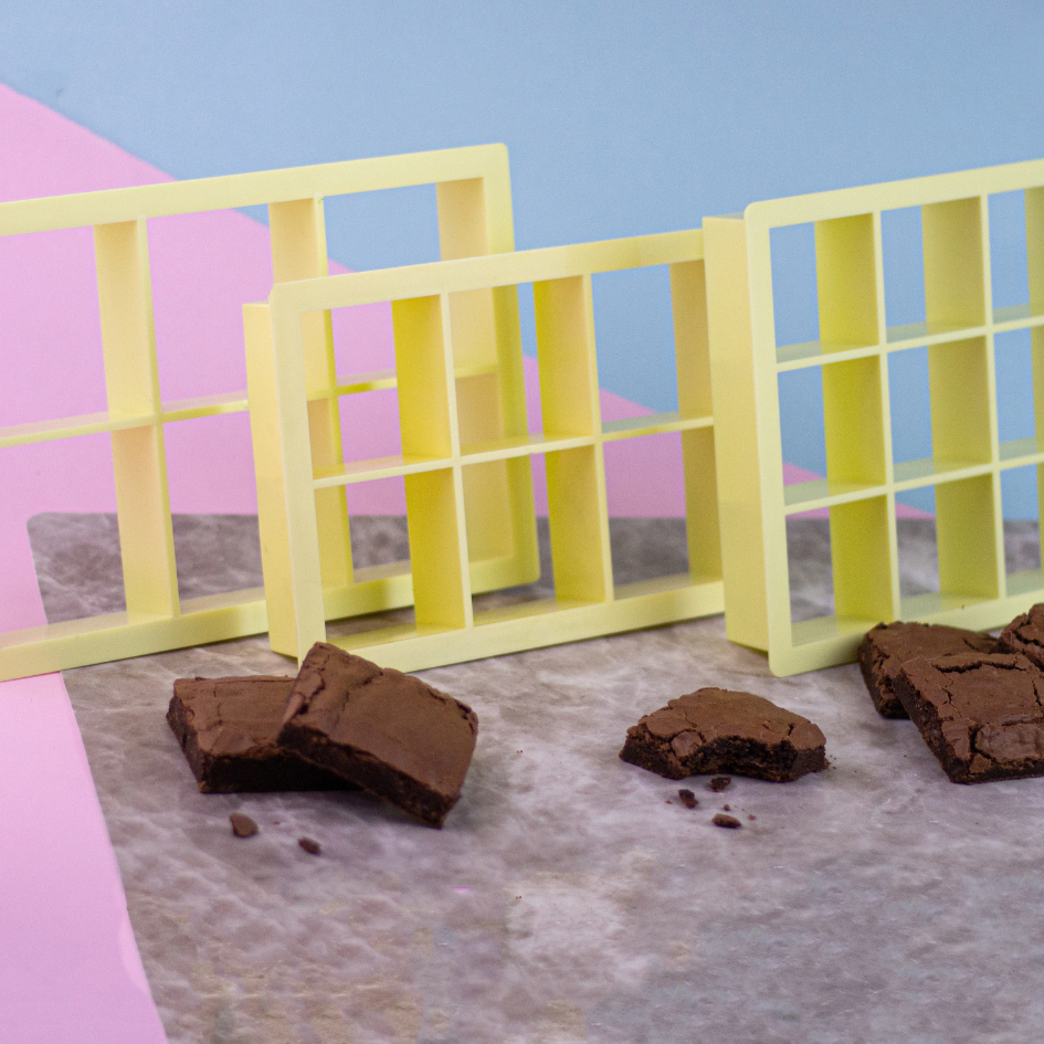 Cortador de Brownie Por Ana Brownie Para Massas Bolo Pão Prático Confeitaria BlueStar em Oferta na Shopee