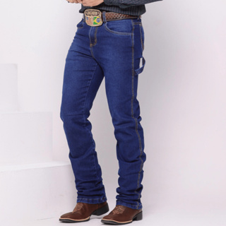 Calça Country Masculina Jeans Premium Rodeio Western com Elastano Calça Jeans Masculina em Oferta na Shopee