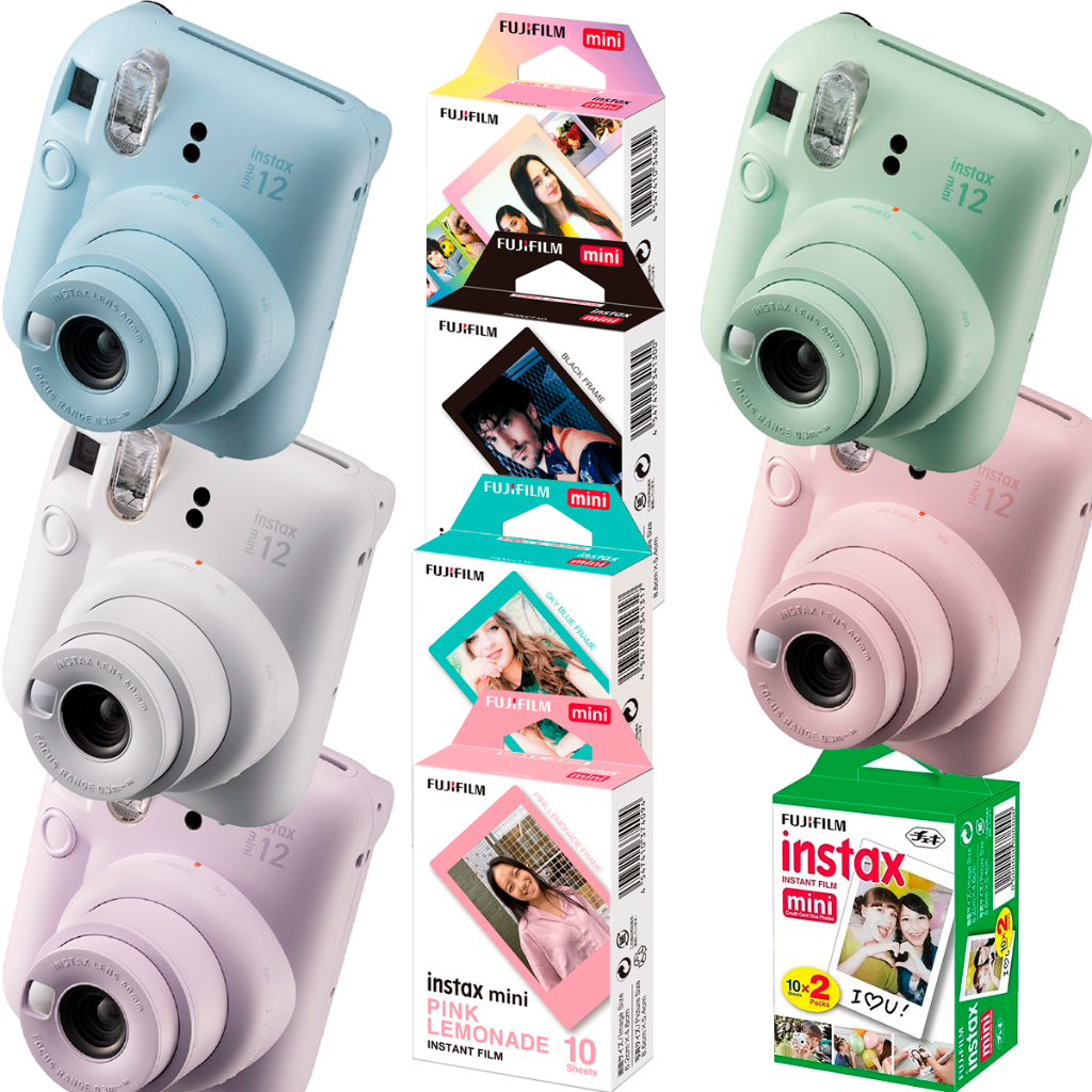 Câmera Instantânea Instax Mini 12 + 20 Fotos Fujifilm