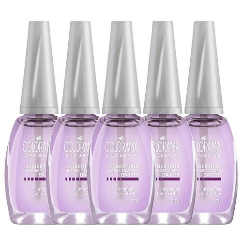 Kit c/5 Esmalte Colorama Cobertura Intensificadora da Cor 8ml - Envio Rápido em Oferta na Shopee