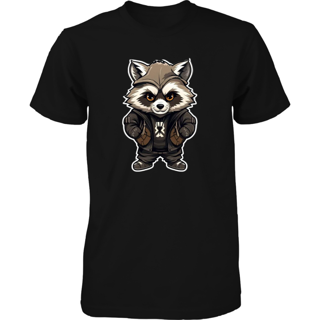 Camiseta Masculina Premium Estampa Raposa Streetwear Camisa 100% Algodão C24 lançamento