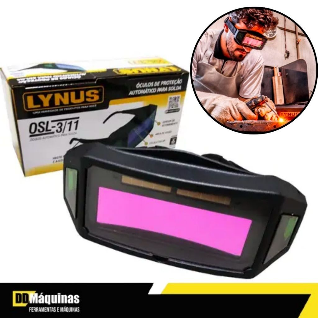 Óculos De Proteção Para Solda- Lynus - Home & Living