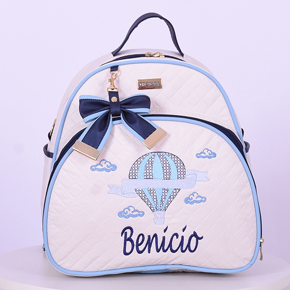Mochila Maternidade 2 em 1 Menino/Menina Personalizada Djon - 01 Peça