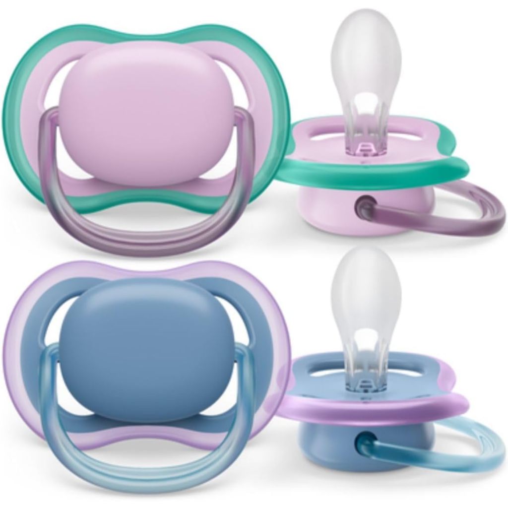 Kit 2 Chupetas Ultra Air 6-18M Azul/Rosa - Philips Avent em Oferta na Shopee