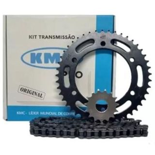 Kit Relação Transmissão Honda Titan 150 Fan 150 Kmc em Oferta na Shopee