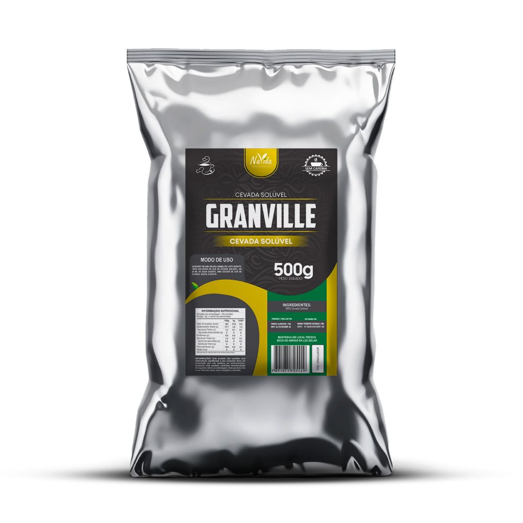 Cevada Solúvel Granville 500G - Sem Cafeína