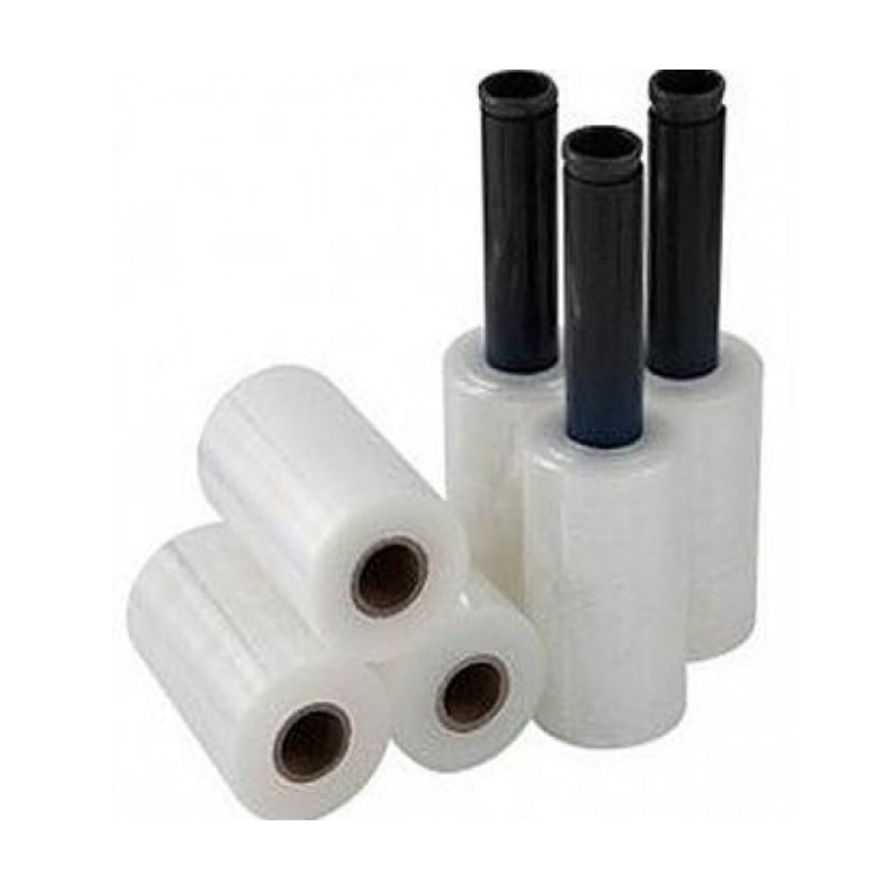 5 Rolos de Filme Stretch papel Filme 10cm e 100 Metros Transparente