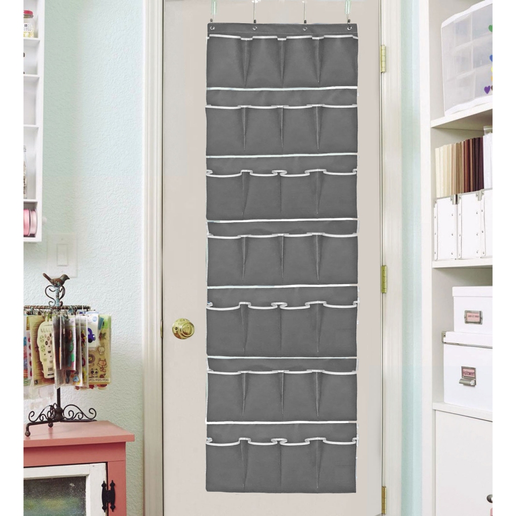 Sapateira Organizadora De Porta E Parede Vertical Multiuso Dobrável Grande Tênis Sandália Chinelo