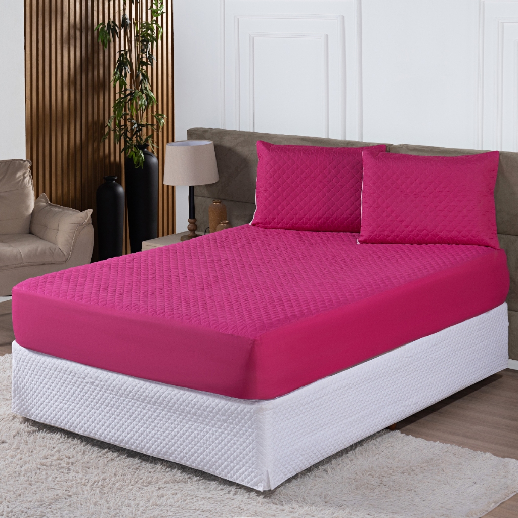 Protetor Para Colchão 100% Impermeável com Elástico em Toda Volta Luxo