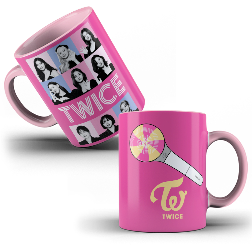 Caneca Personalizada Kpop Grupo Twice em Oferta na Shopee