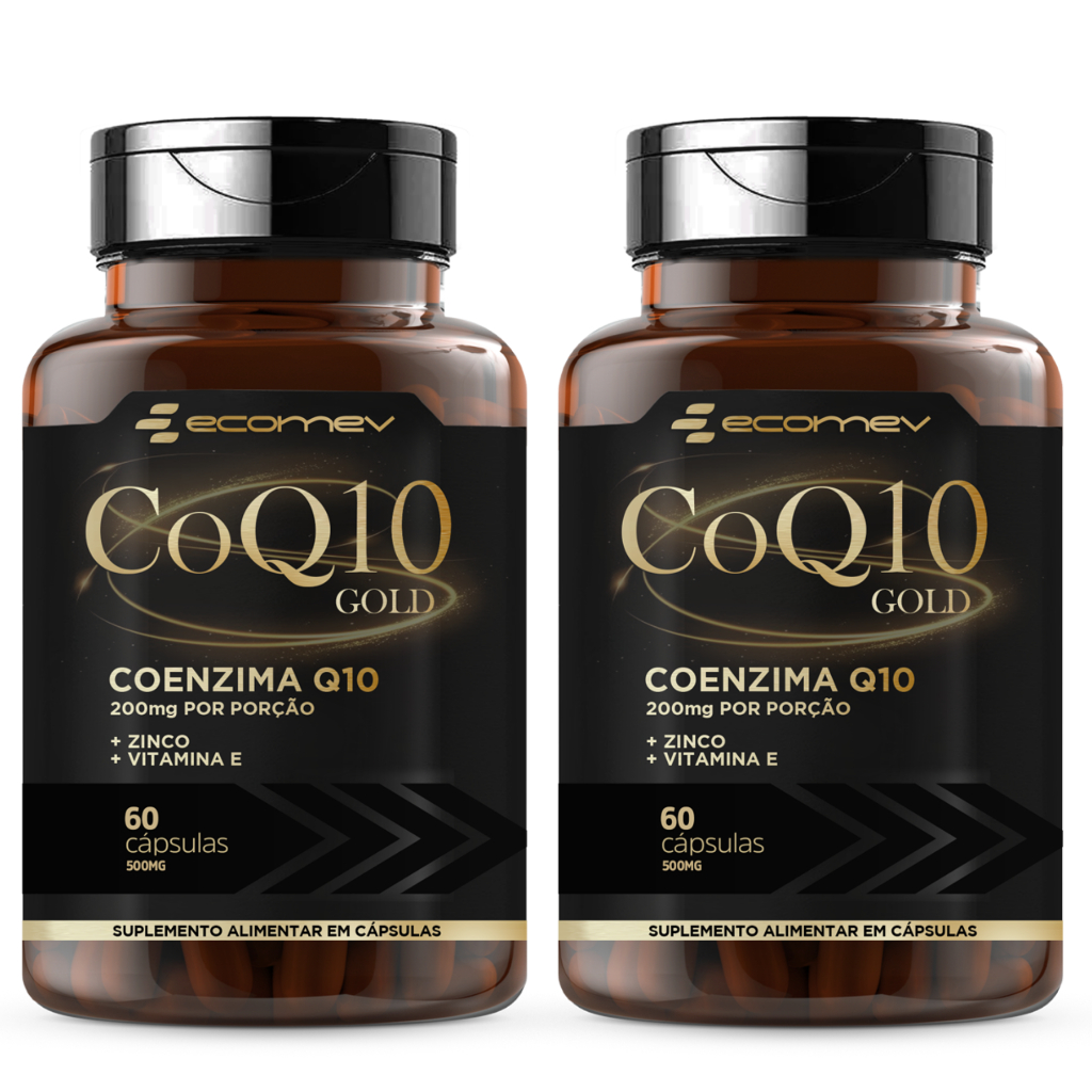 2Un CoQ10 200Mg De Coenzima Q10 Pura + Vit E Zinco 120Cáps Laudo de Pureza em Oferta na Shopee