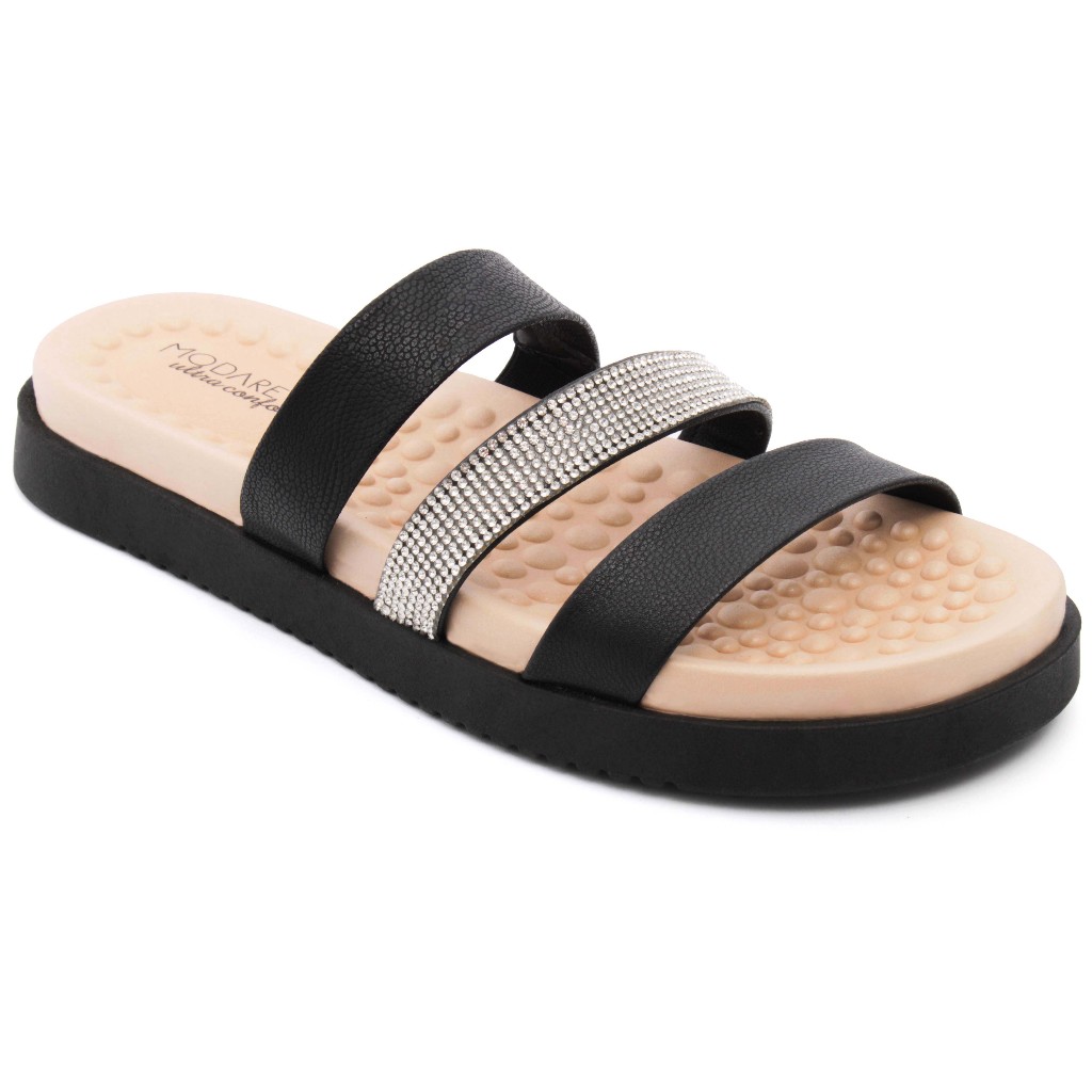 Sandalia Modare Ultra Conforto Ortopedica Feminina Papete Original em Oferta na Shopee
