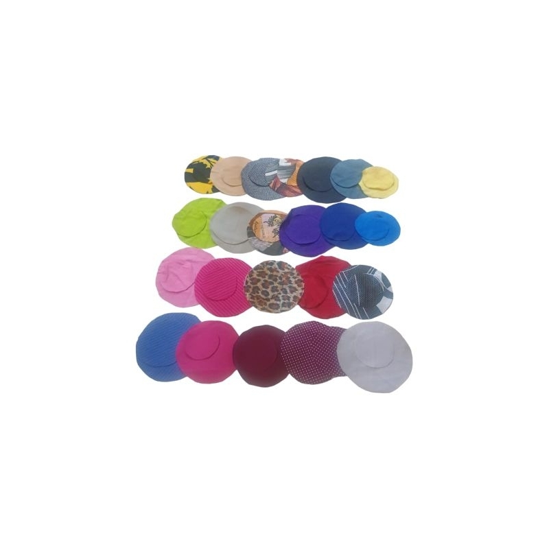 600 círculos para fuxico com tecido malha PV, tricoline, veludo cores diversas e tamanhos diversos 1,2,3,4,5 cm.
