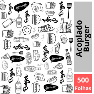 Papel Acoplado Para Hambúrguer (cx. C/ 500 Unid) 30x38