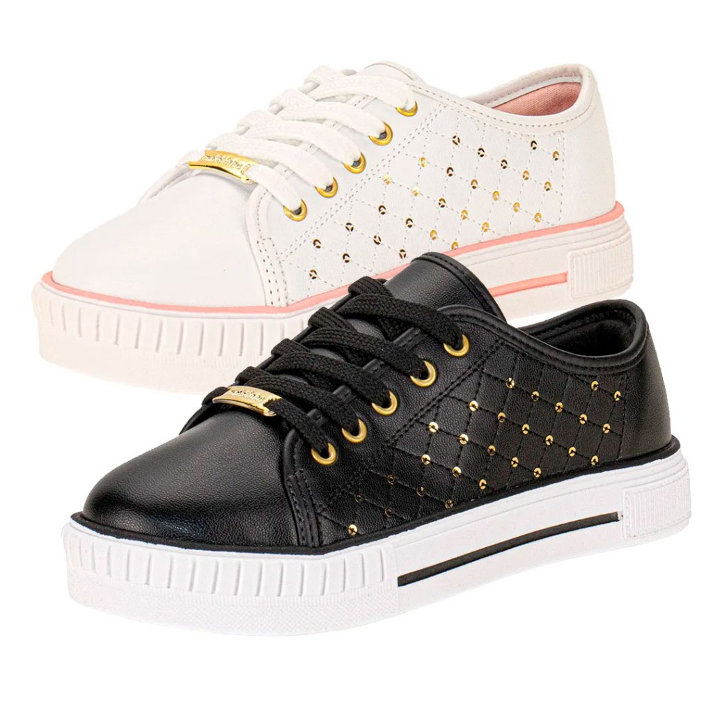 Tenis Molekinha Casual Brilhante Menina 2565108 - Baby & Kids Fashion