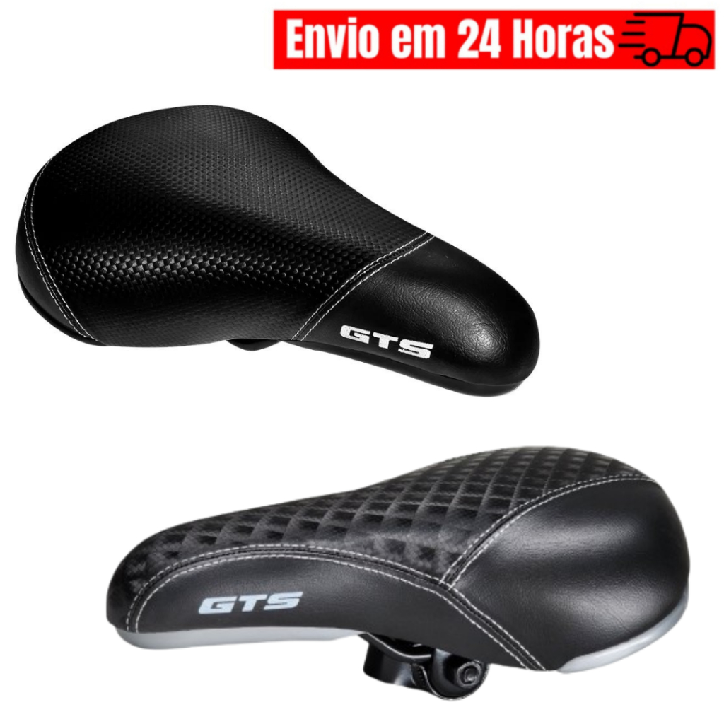 Banco Selim GTS BMx Freestyle Para Bicicleta Escama Quadriculado Estilo DDK