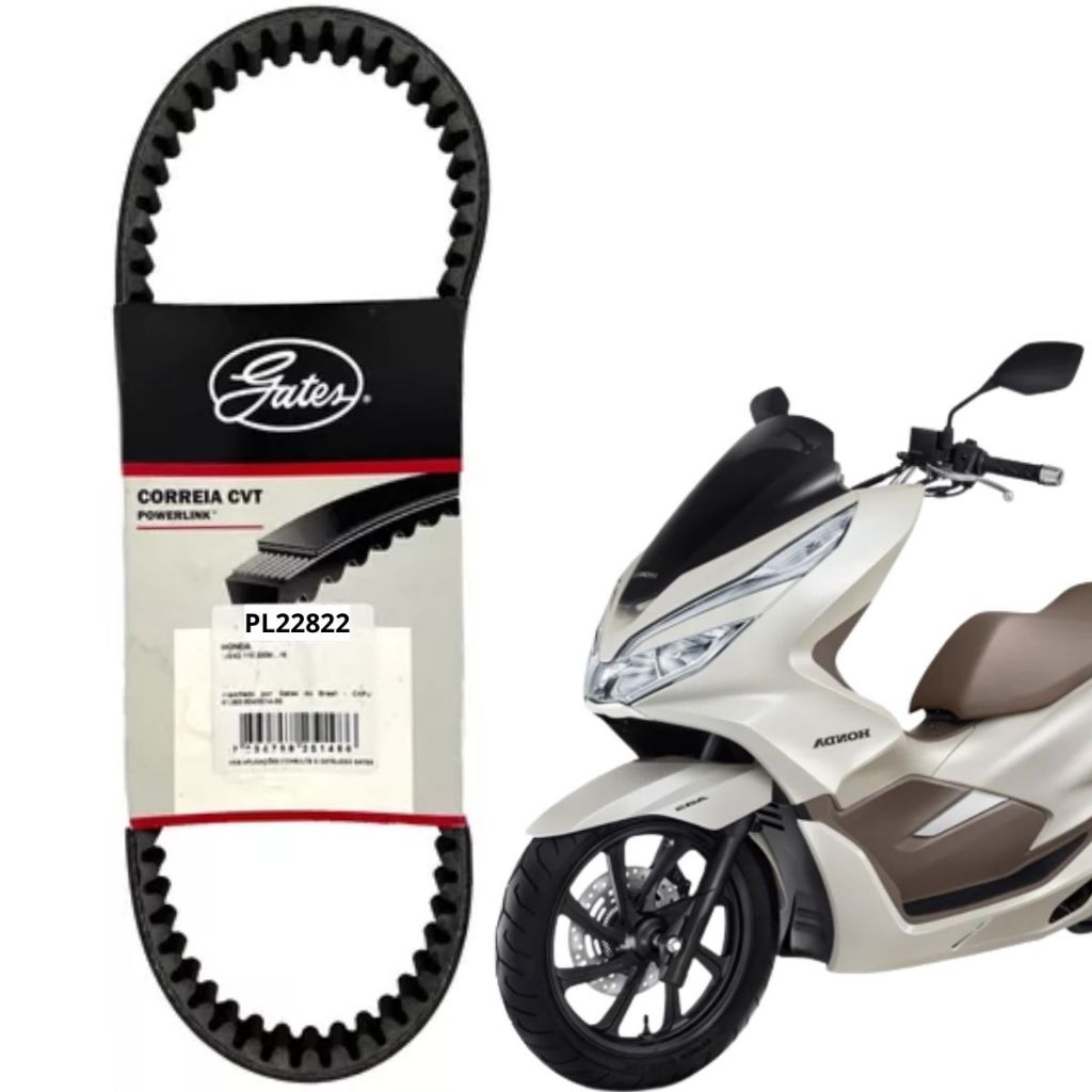 Correia Transmissão Cvt Honda Pcx 150 2013 a 2024 Original Gates