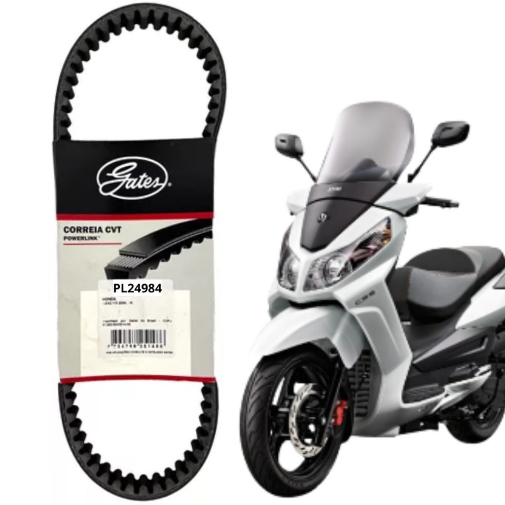 Correia Transmissão Dafra Cvt Citycom 300i 2010 a 2024 Original Gates