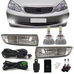 Kit Farol Milha Toyota Corolla 2003/ 2004 + Kit Super Led 6000k