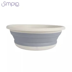 Bacia dobrável de plástico 8 litros - Simplo Limpeza Reforçada