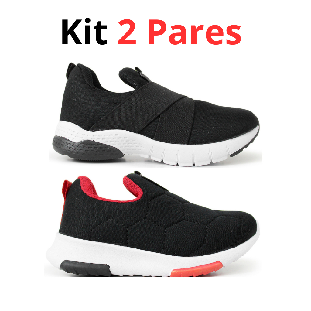 Kit Tênis Meia I Antil Juvenil Menino Masculino Melhor Preço Baixo — R$ 135,90 em Shopee