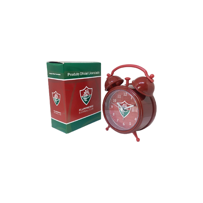 RELÓGIO DESPERTADOR FLUMINENSE ORIGINAL NA CAIXA OFICIAL DO CLUBE