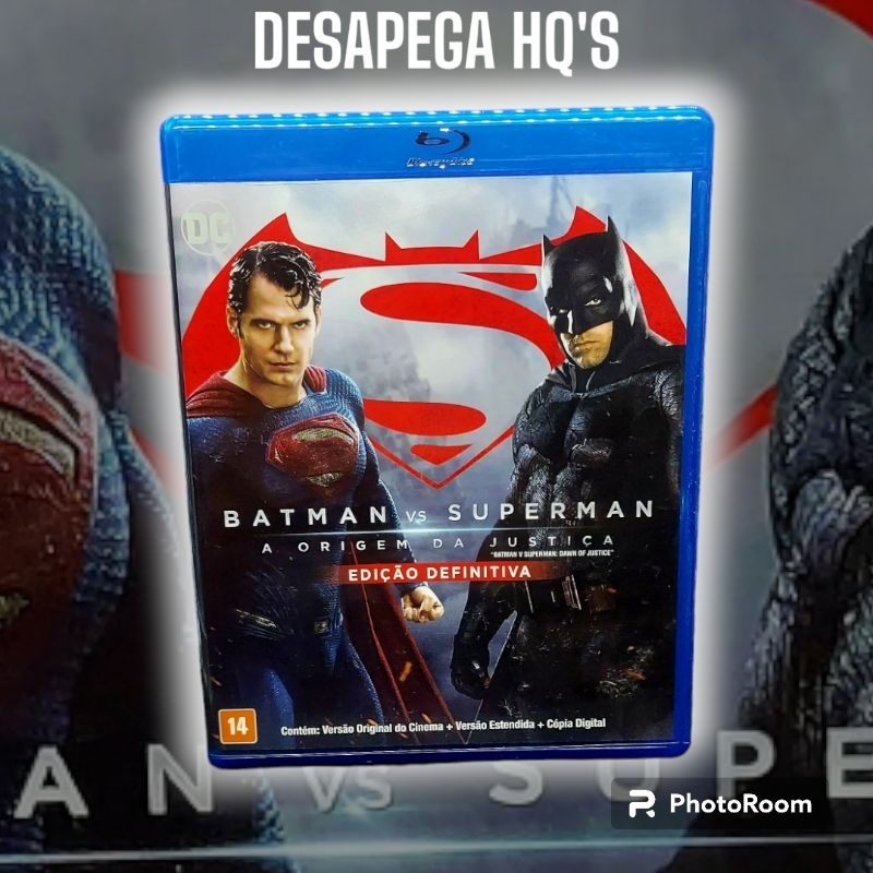 BLU-RAY - BATMAN VS SUPERMAN -  A ORIGEM DA JUSTIÇA