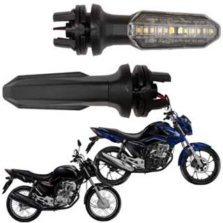 2 Pisca Seta Led Sequencial Cb Twister Cg Titan Fan 160 Start 160 Fan 150 em Oferta na Shopee