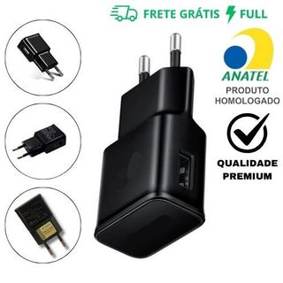 CARREGADOR FONTE ADAPTADOR TURBO PLUG USB 5V 3.1A PRETO OU BRANCO CA10-2