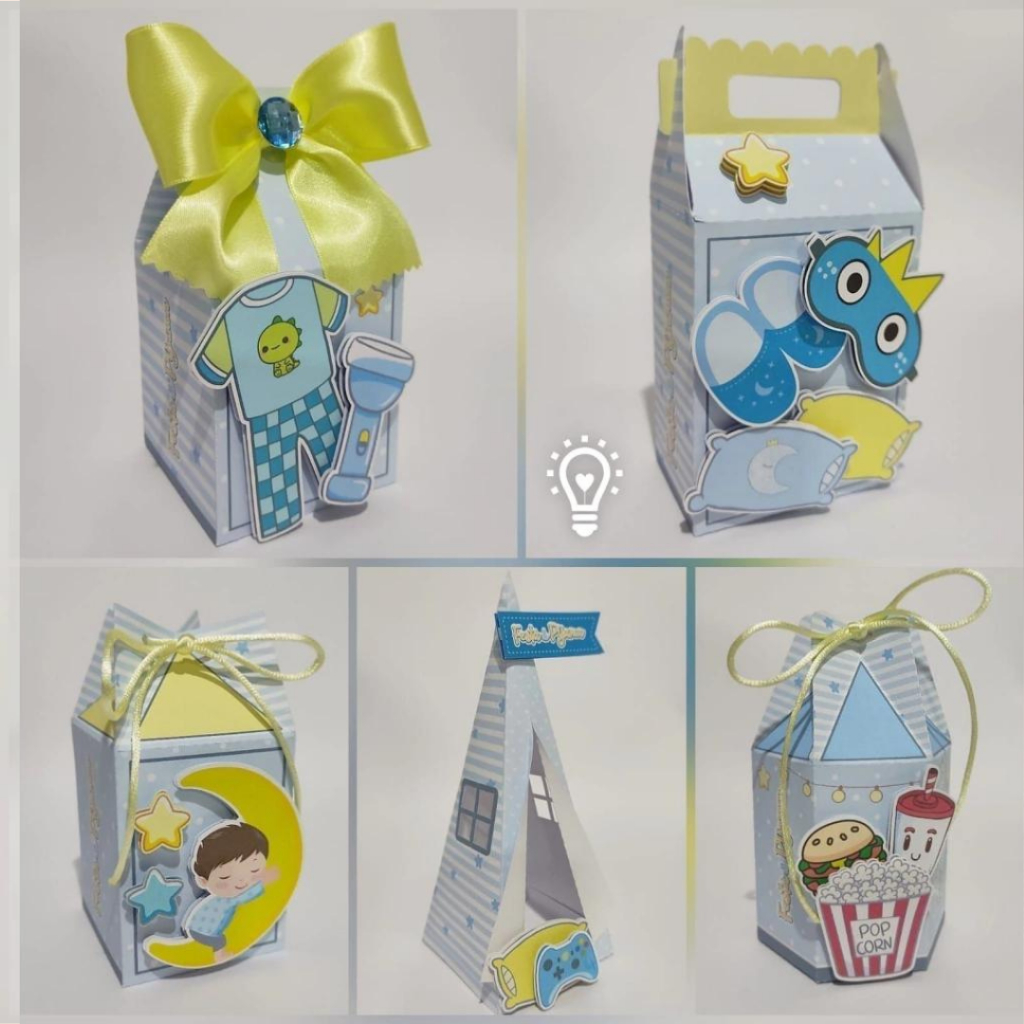 kit personalizado festa do pijama