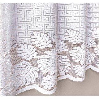 Cortina Costela de Adão - Renda Jacquard para Cozinha em Oferta na Shopee