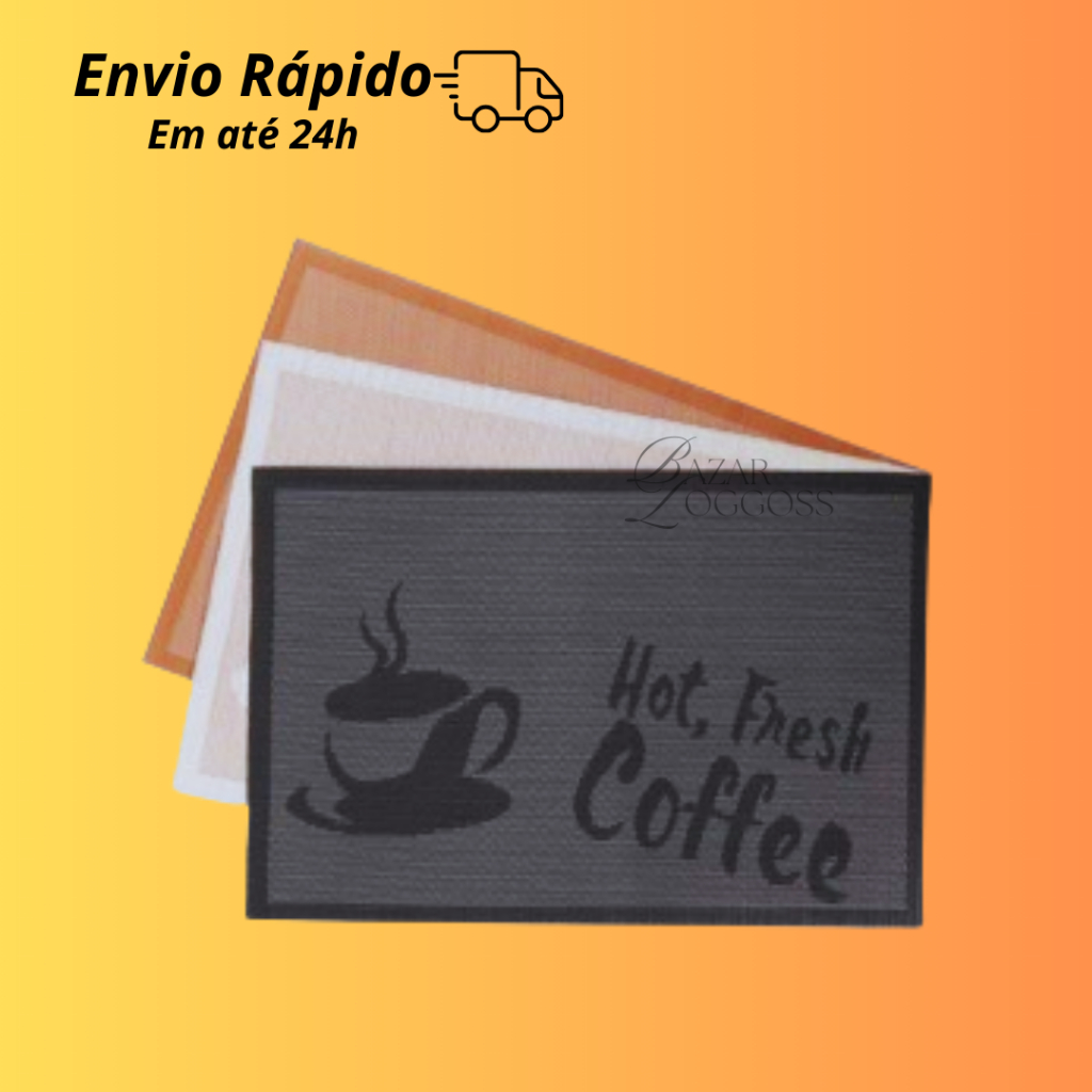Jogo Americano Cafézinho PVC | 30x45 cm